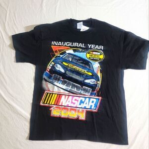 Vintage 2004 NASCAR Nextel Cup Inaugural Year Season Schedule NEW Shirt XL